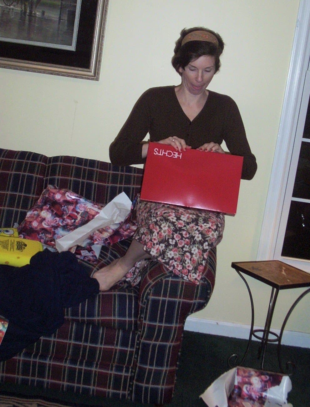 Christmas Memories MILF Nude by Christmas Tree