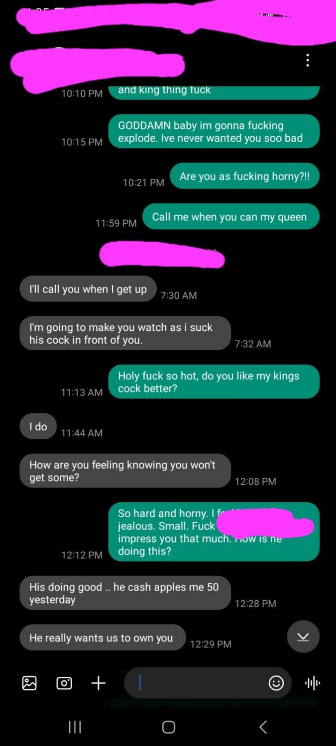 28m sean, huge bbc, kik savvysavage87 100% real texts from couples. kik me to lose your woman