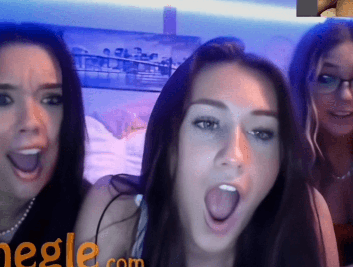 The reaction on these white girls when a bbc is on screen