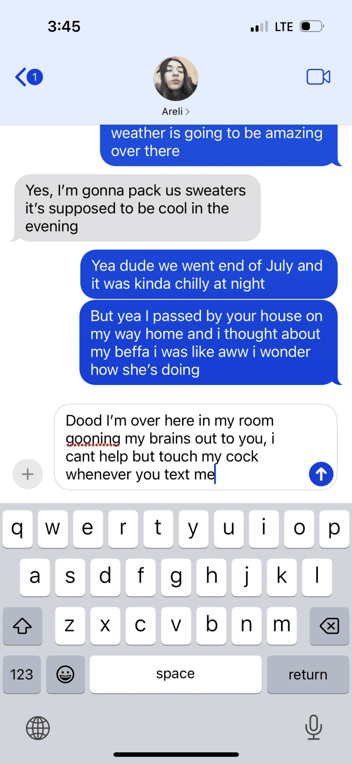 My name is Ricky and i love gooning to my beffa Areli ?‍? kik filthrgoon