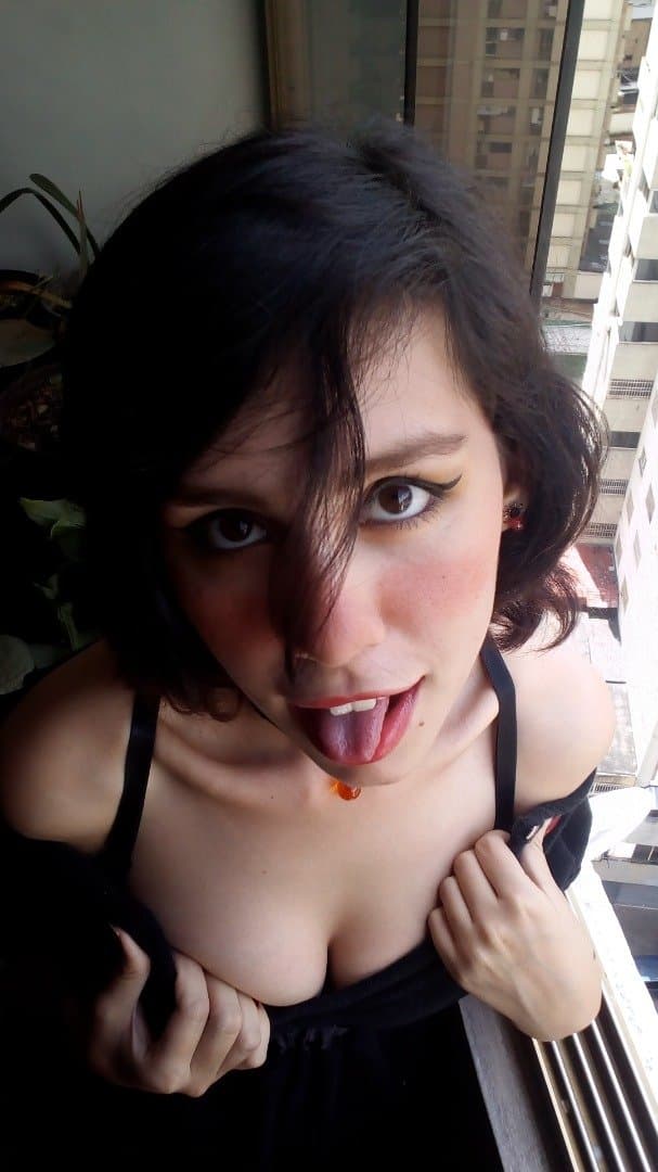 Explosed Athena with dildo