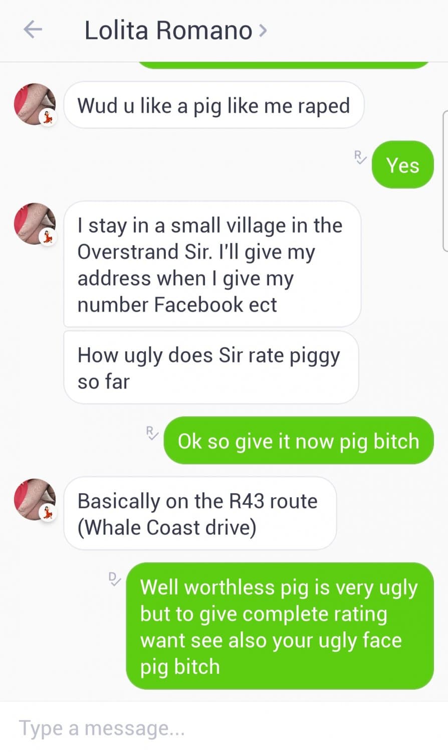 Worthless pig bitch drink piss and suffer for me ?