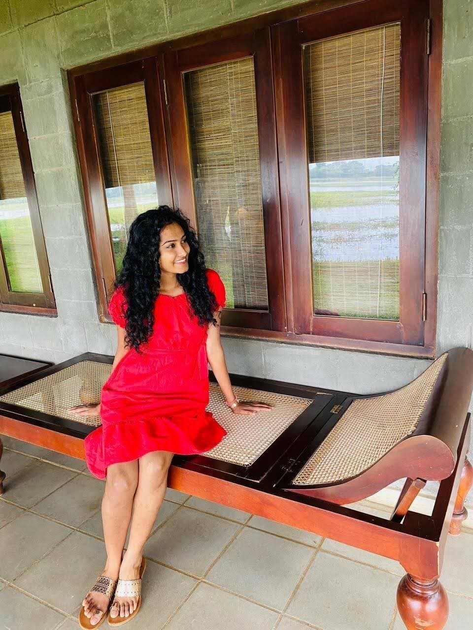 SL Cute Very Beautiful Slim Sexy Shy Village Girl In Sexy