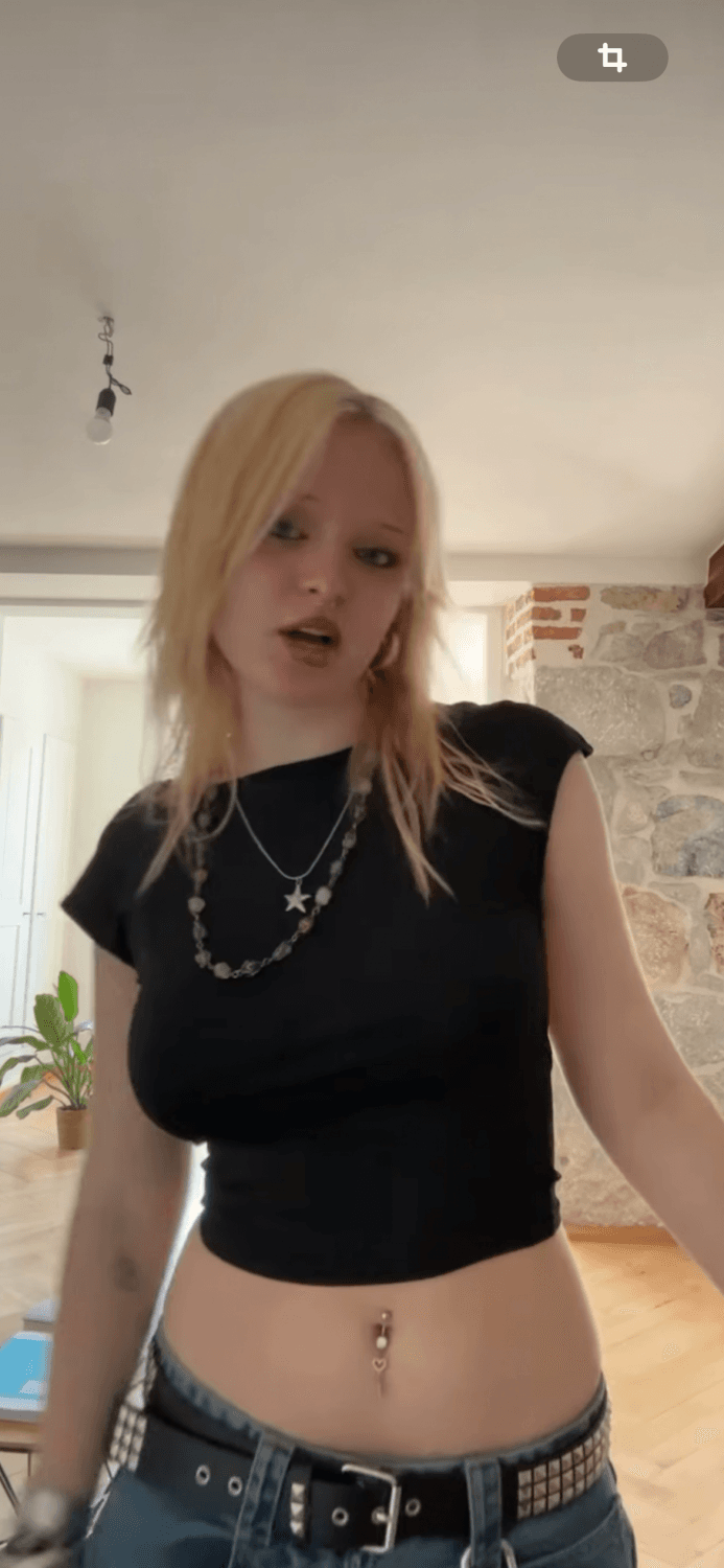 hot teen slut, blonde, gothic. Shes hot