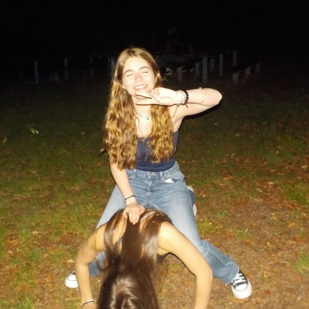 IRL teen best friends making out at their 18th birthday (AI)