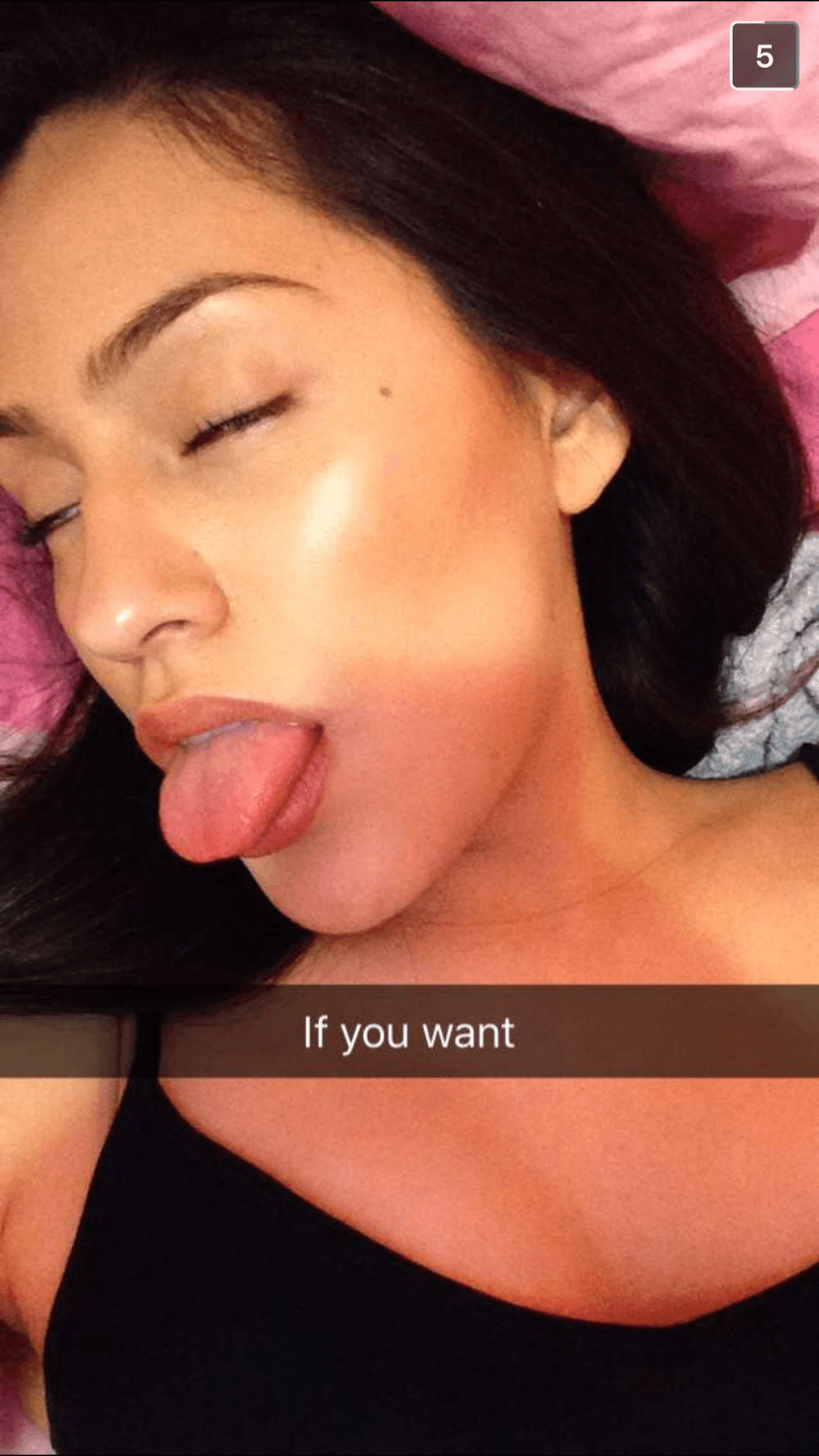 Latina teen cutie forgot to logout Snapchat on campus computer