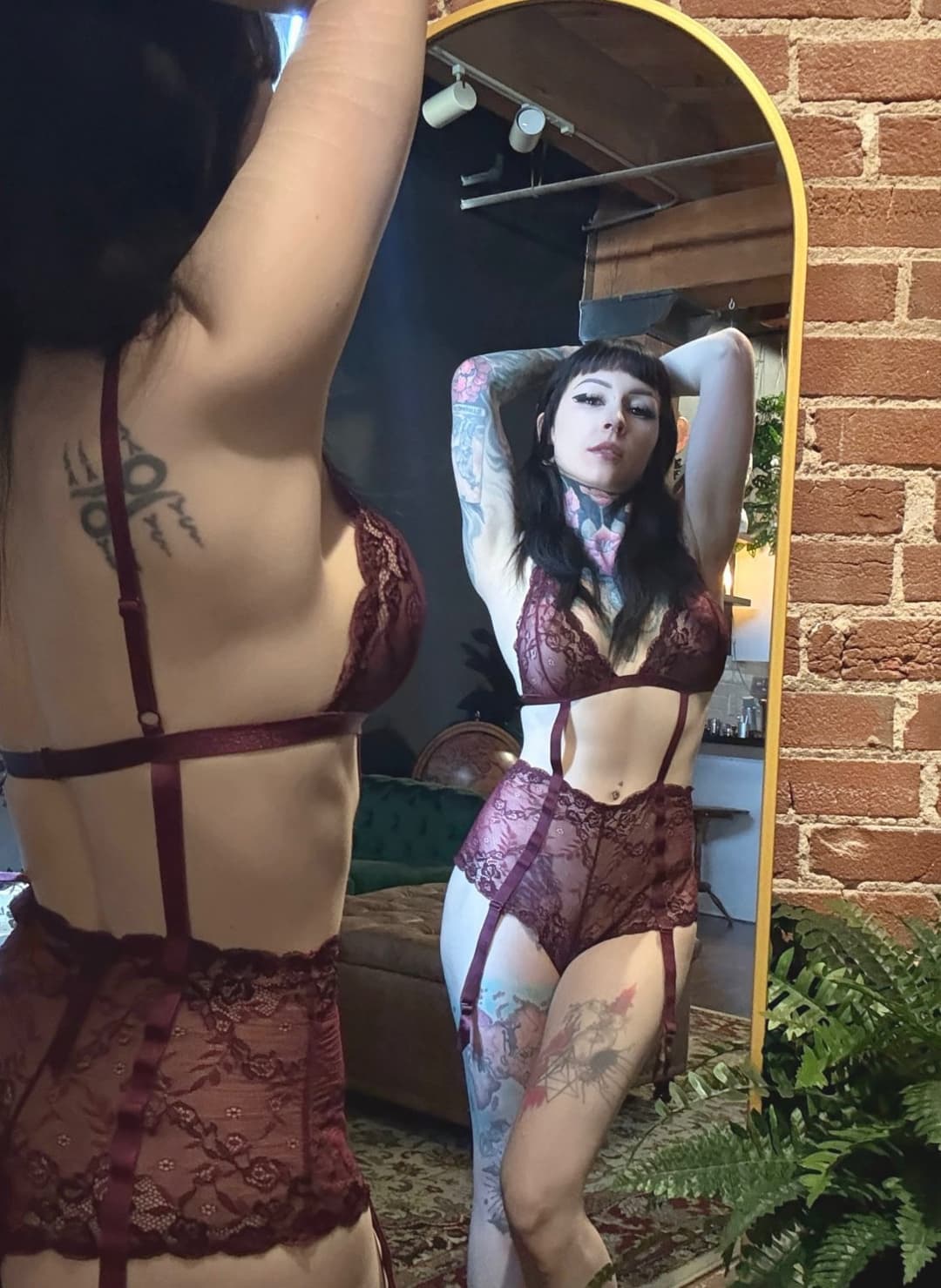 My lingerie whispers seduction… but my eyes scream control