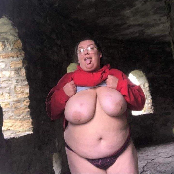 Fat slut love being shown off. M@ris@ the fat tit cock sleeve