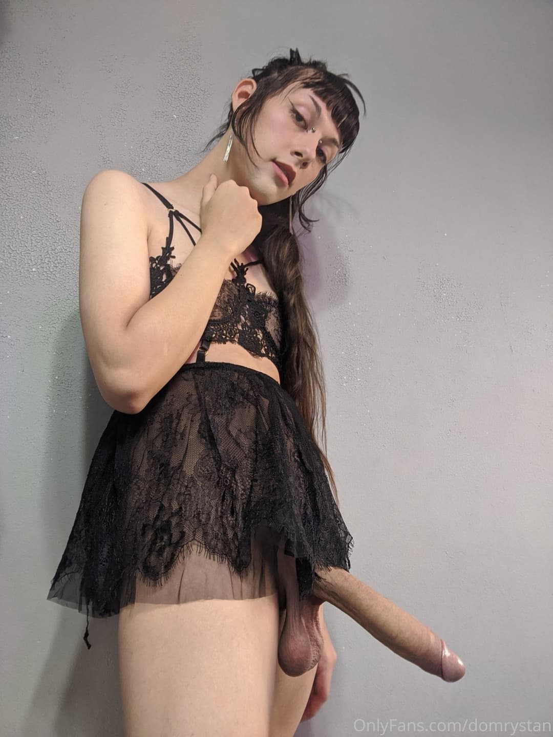 PT3 -DomRystan - Dominique Rystan , Trans With Massive Long Cock