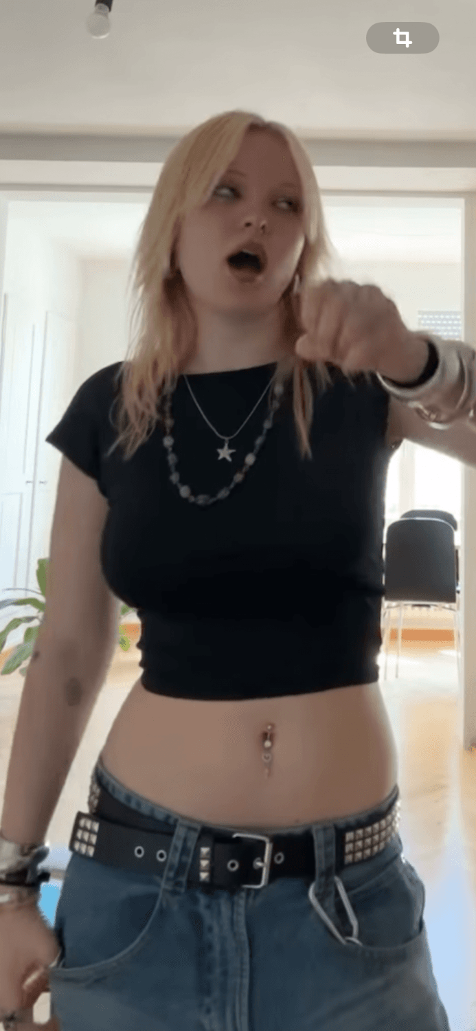 hot teen slut, blonde, gothic. Shes hot