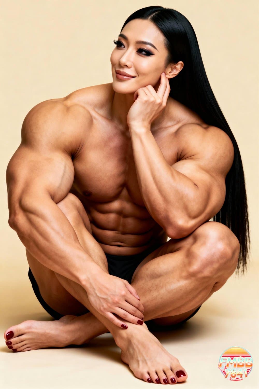 Extreme muscular nudism