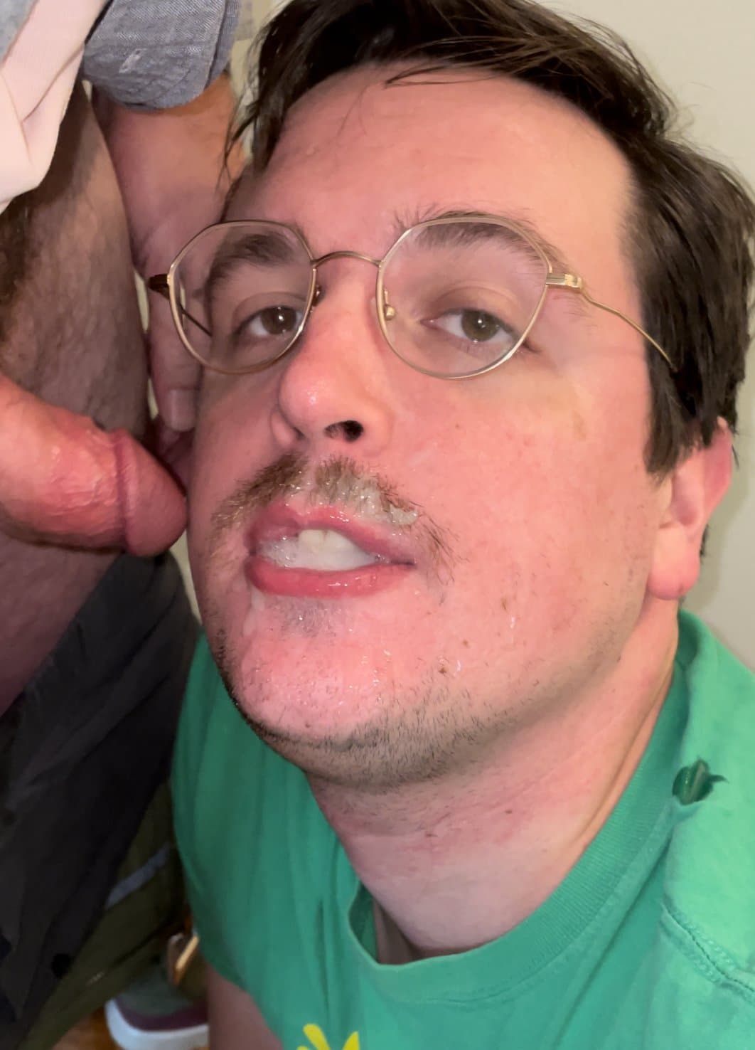 Click to view full size Andrew brown, Faggot, Cum swallower, Pig.