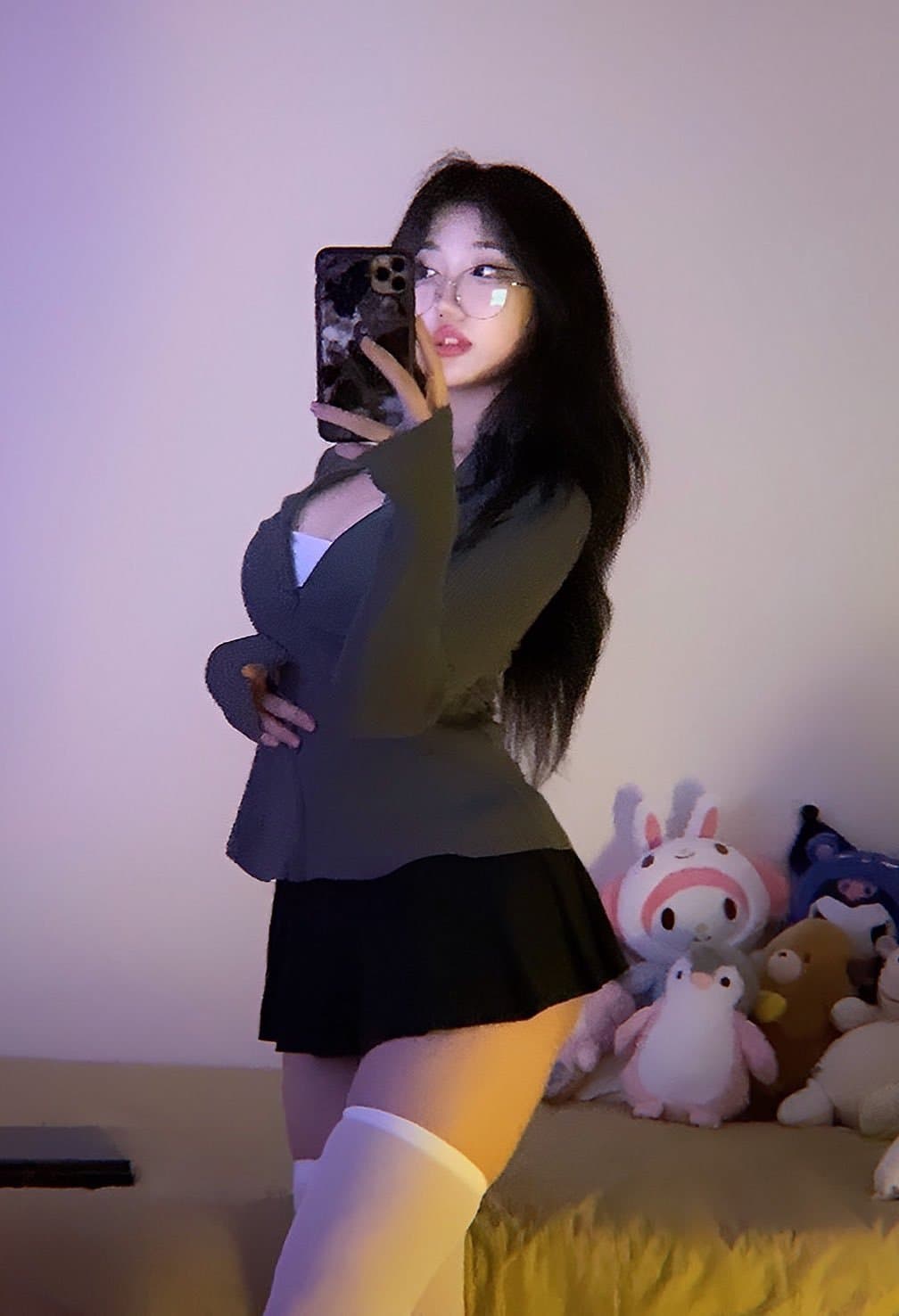 Thick & Busty Korean Asian ABG Amateur Fucked and Leaked - Asian GOTH PAAG with Cute Face "EyeCandy"