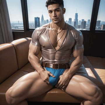 Click to view full size GAY A.I. MUSCLE MEN IN LINGERIE ???????