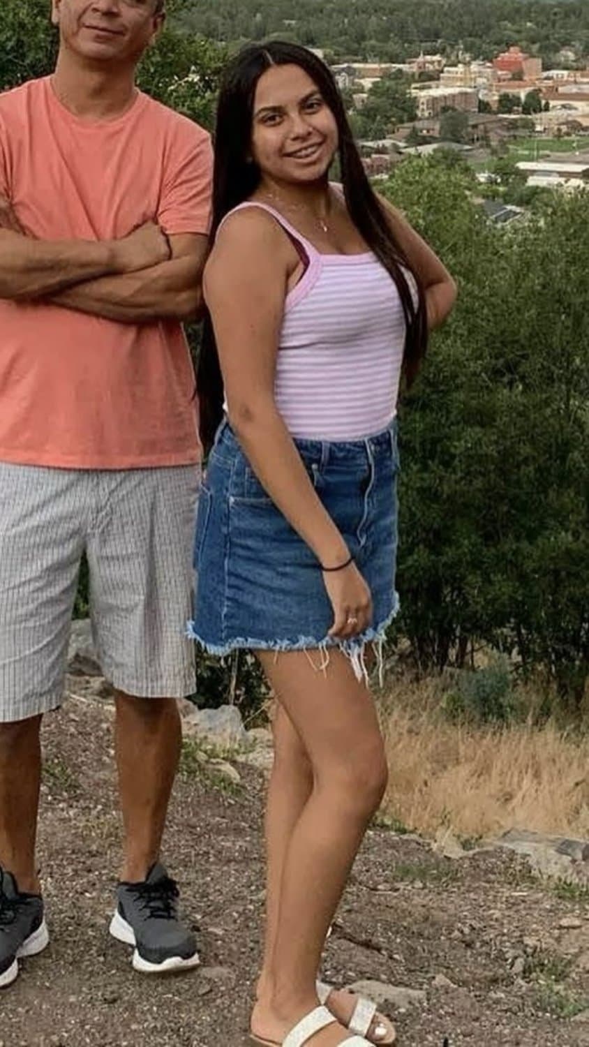 Sexy busty teen Gulianna Victoria Marquez is so sexy and busty and has perfect feet