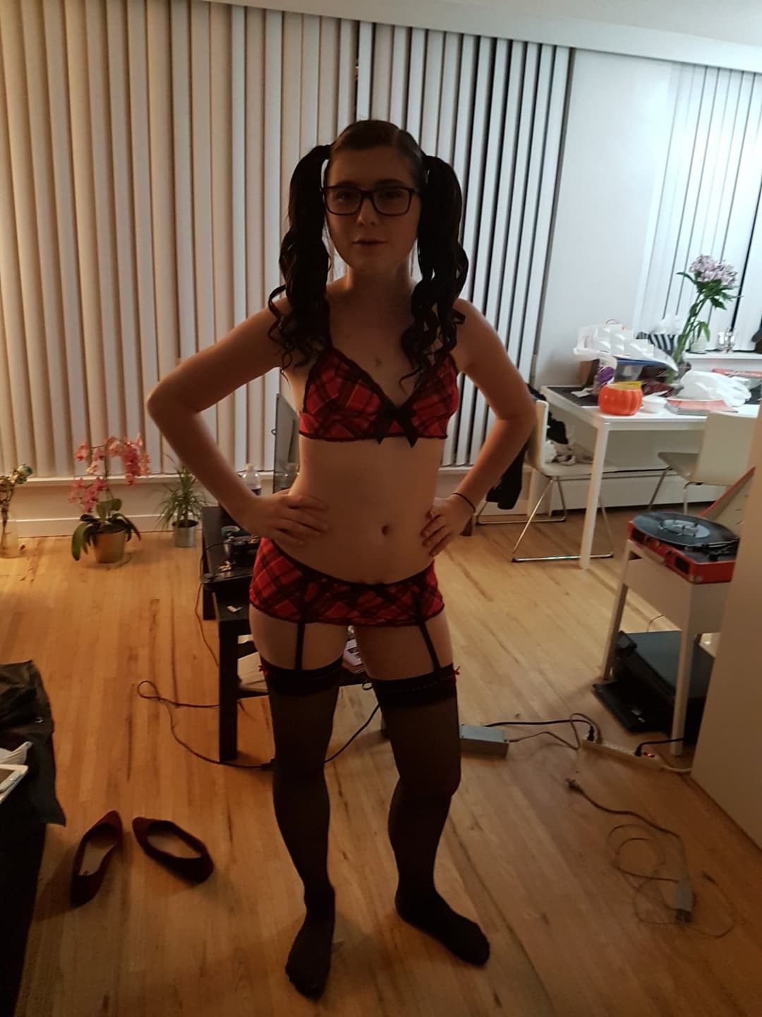 naughty schoolgirl fucked with facial