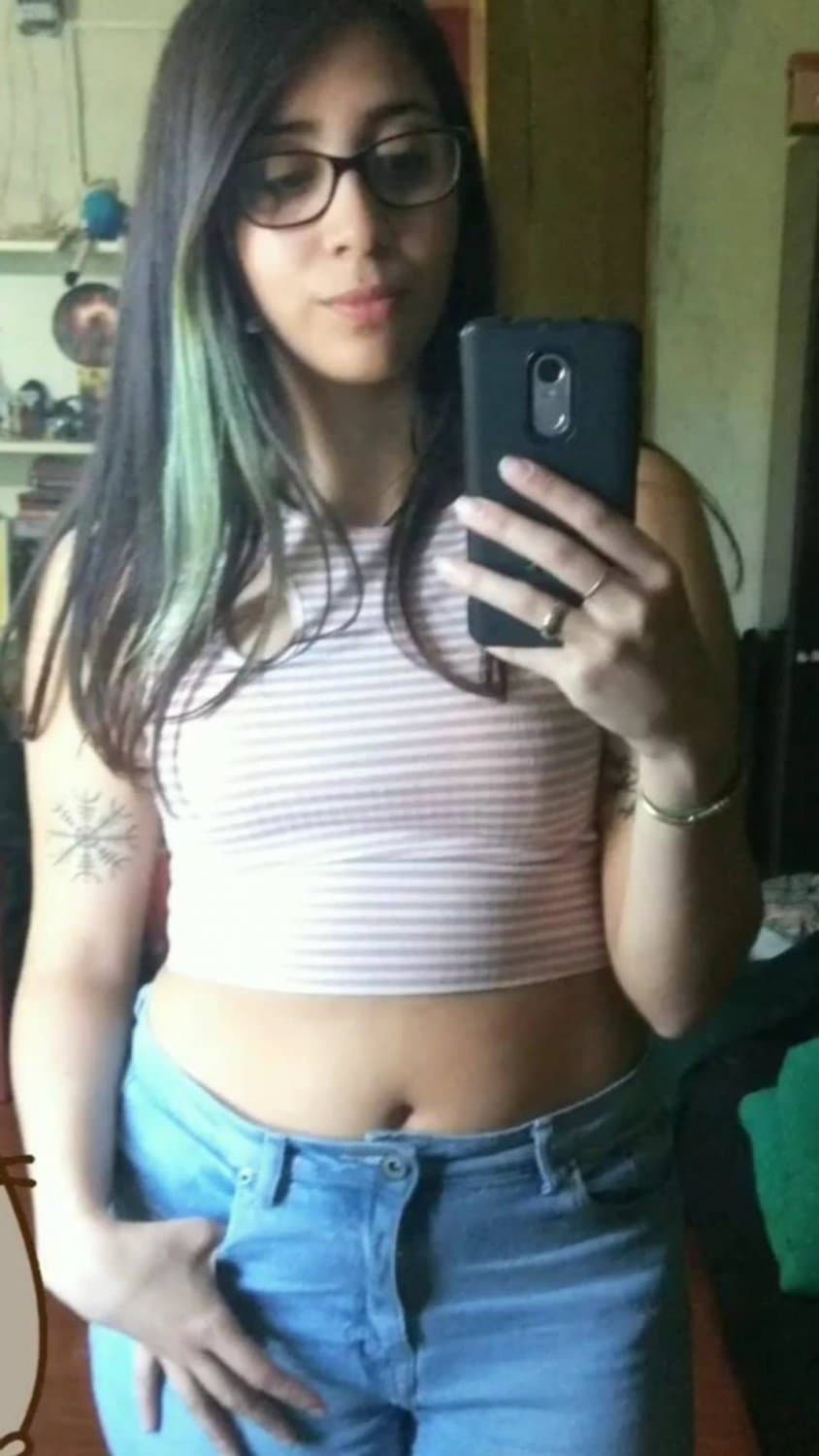 Hot nerdy girl glasses