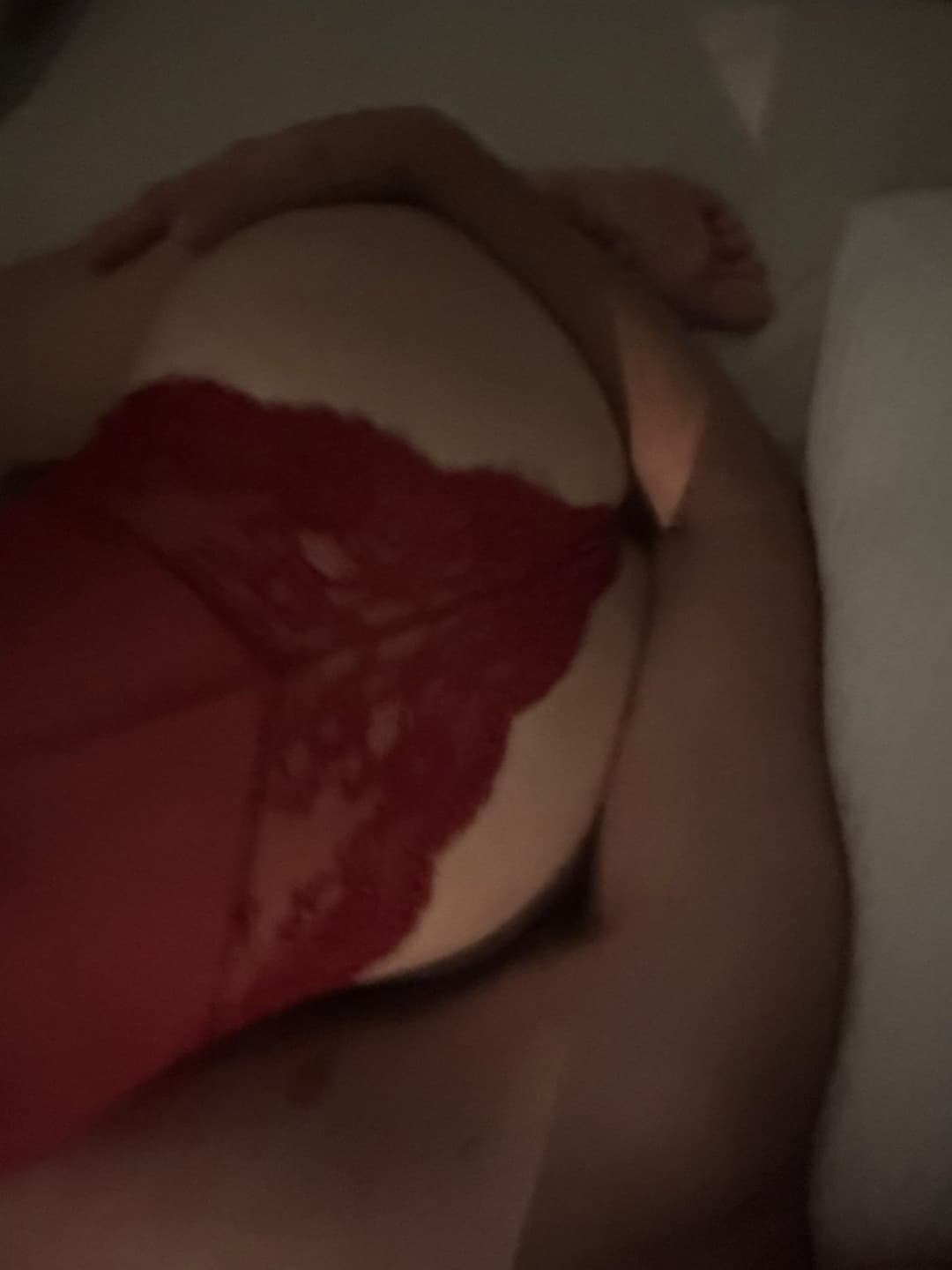 Doggy with red body suit girlfriend