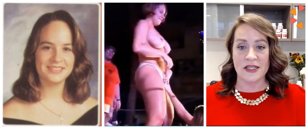 Mary T from Xavier - Spring Break Break Wet t shirt contest