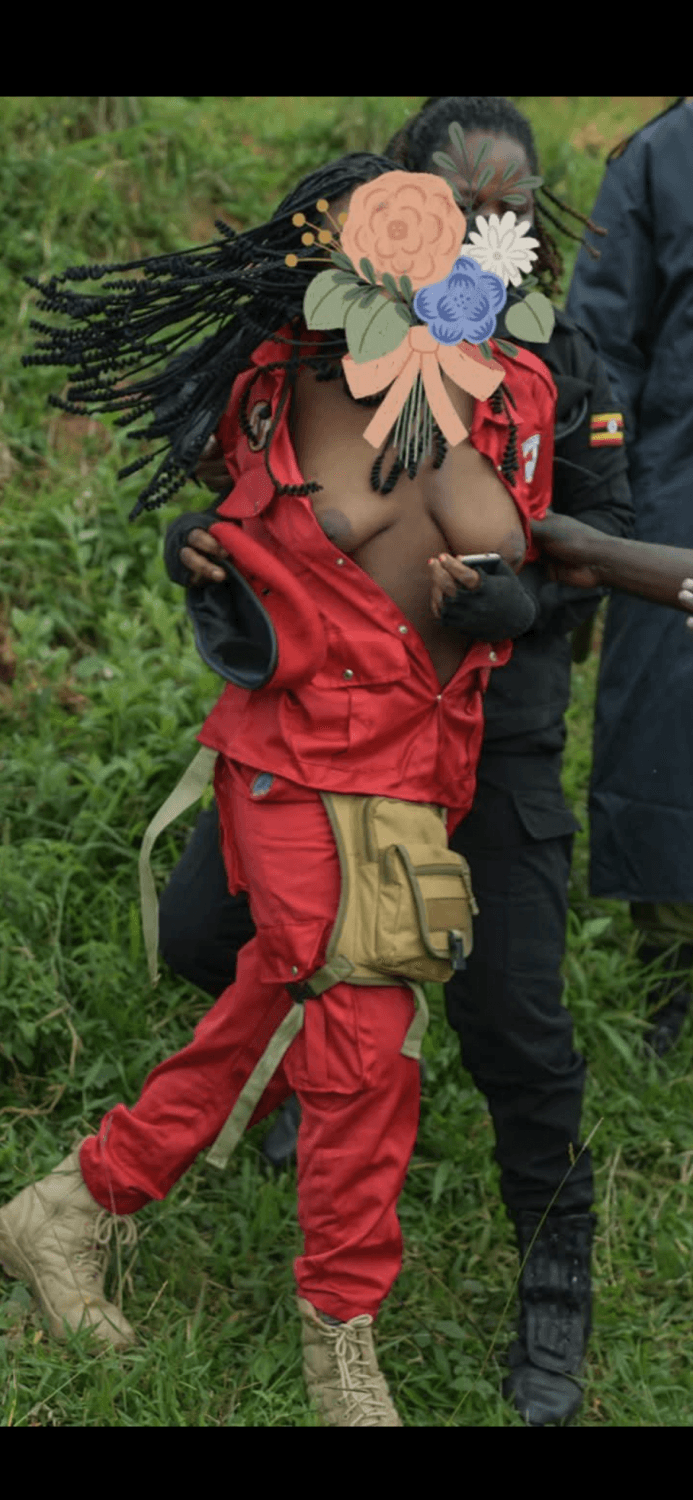 African Women Arrested (Tits Out)