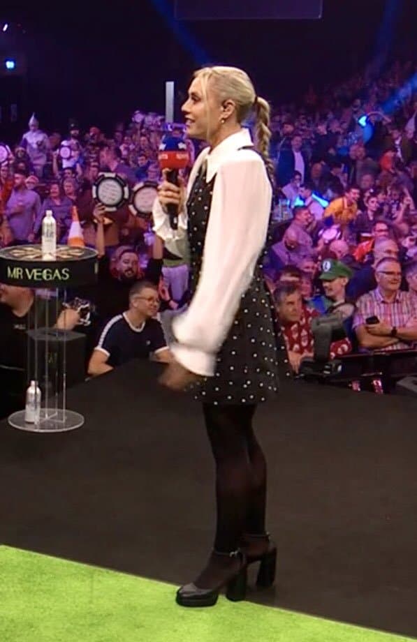 Emma patson ass and tits in black tights