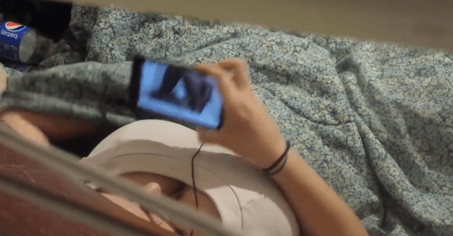 Caught an orgasm while watching lesbian porn