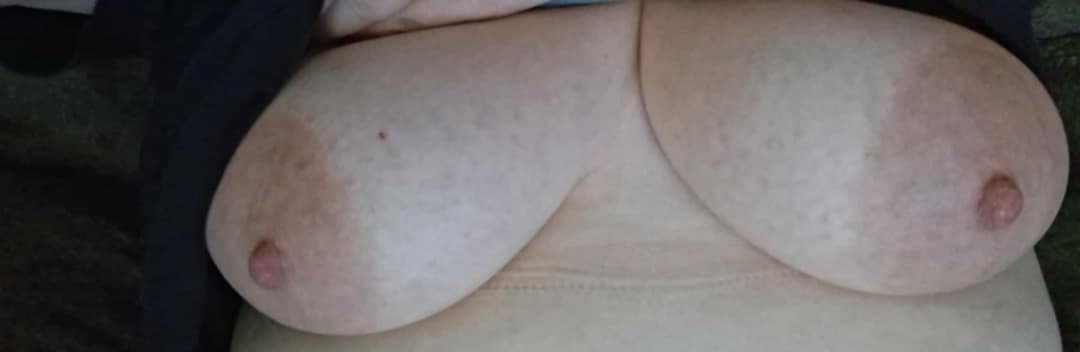 Exposing my friends huge areolas