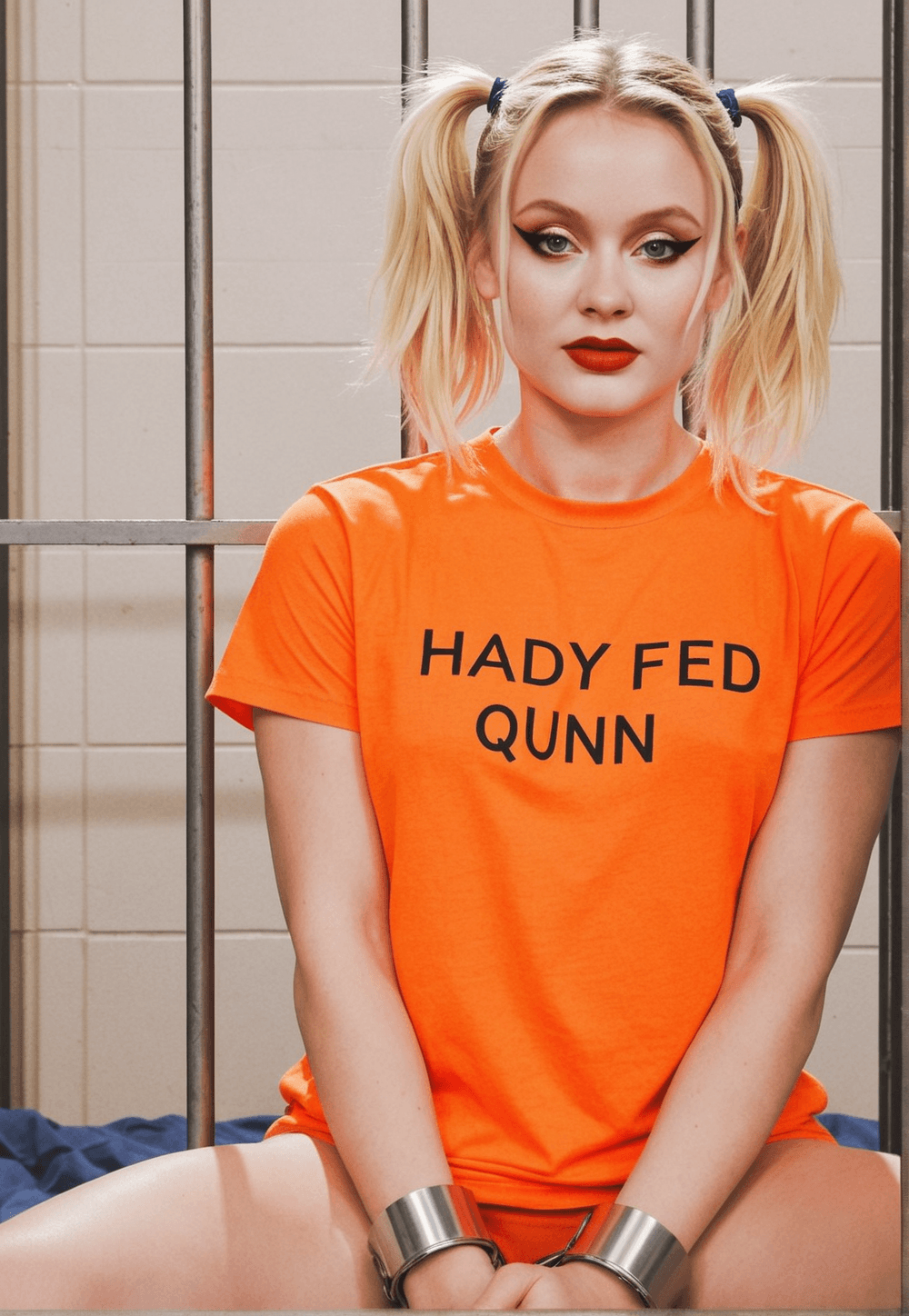 Zara Larsson as Harley Quinn AI mix