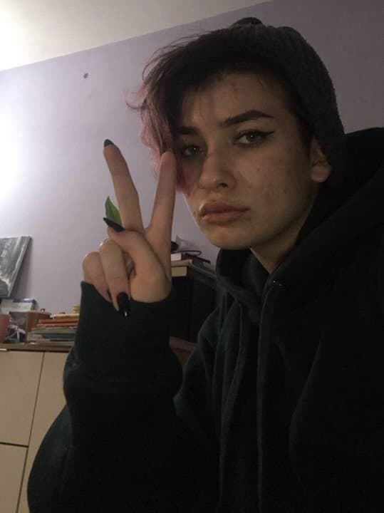 18yo Alternative Tomboy Ahegao Teen