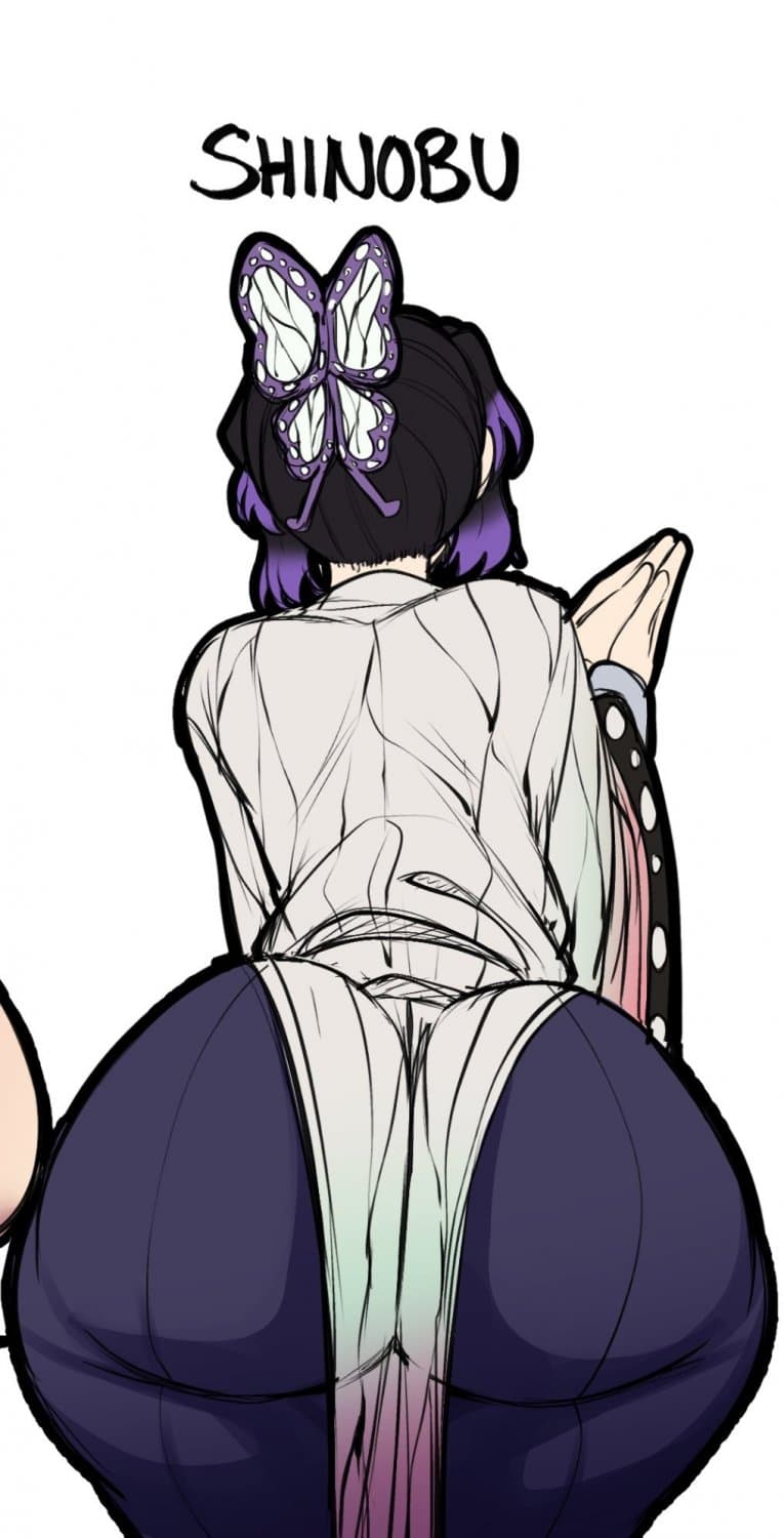 The Best Fat Ass of Butterfly Mansion was....Shinobu