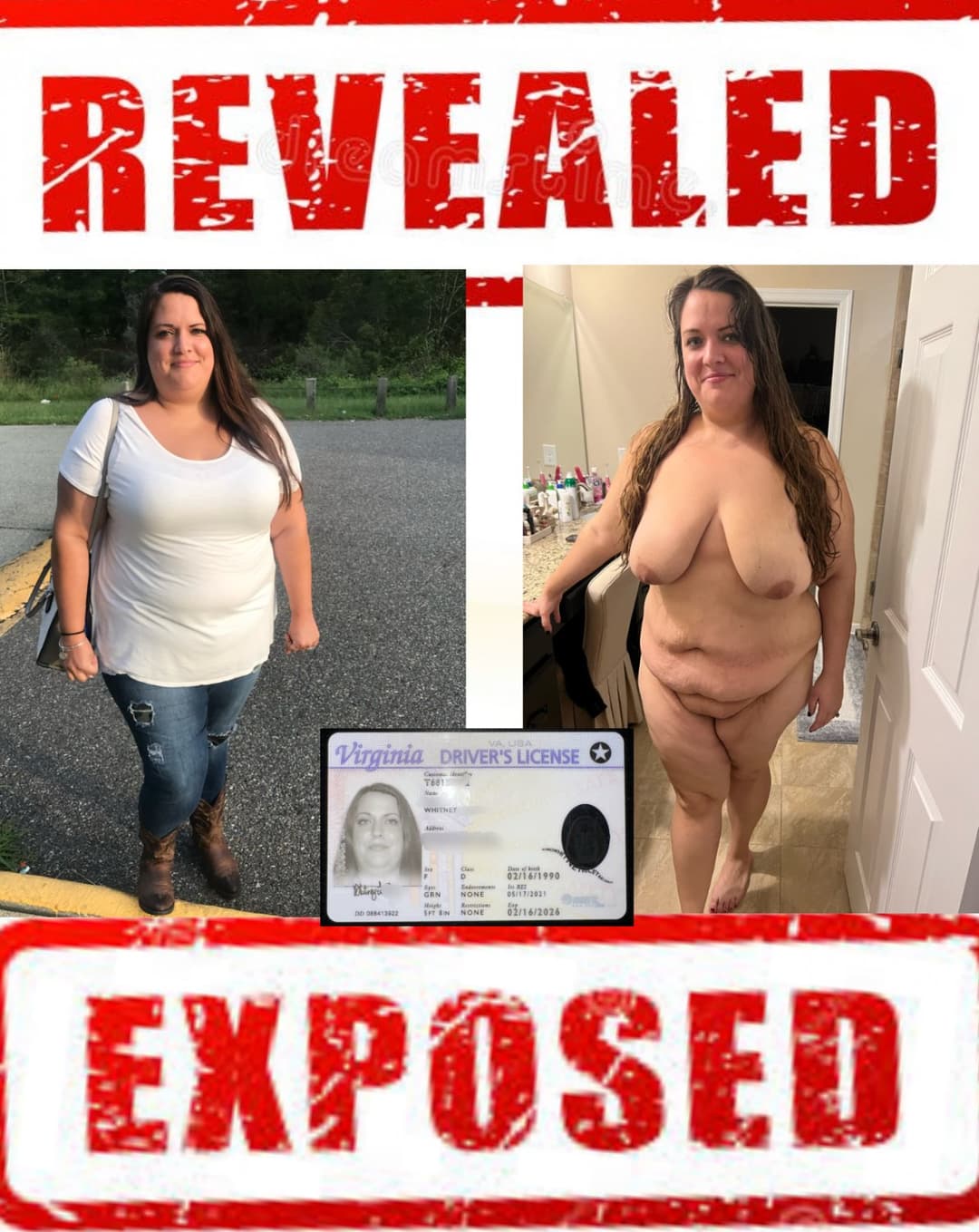 Slutty housewife Whitney aka Kelly Smith from VA wants to be a famous web slut