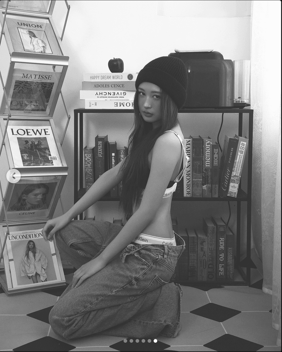 sexy slim and petite chinese model