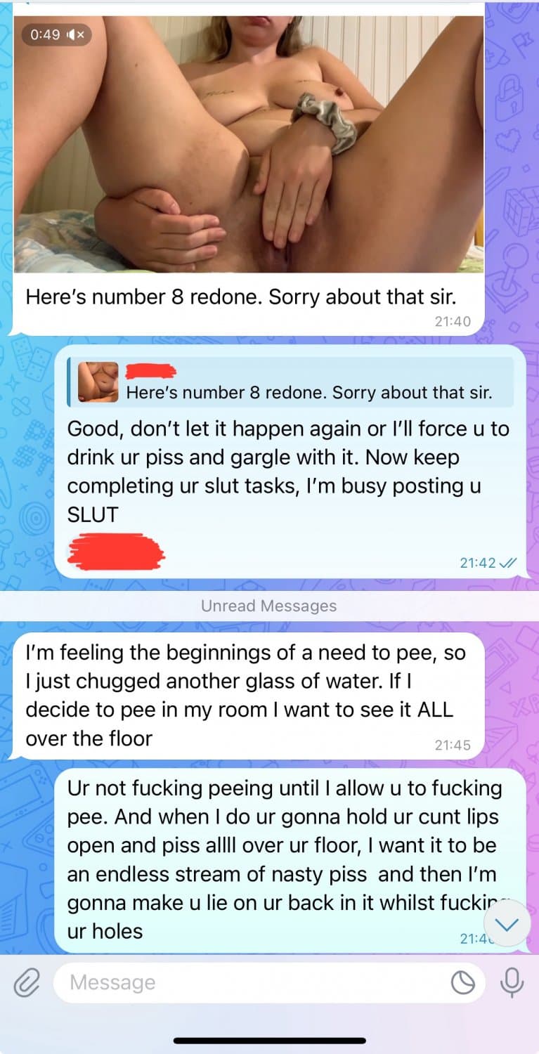 Her parents were home so I made the DUMB WEBSLUT fuck both holes quietly in her bedroom ??