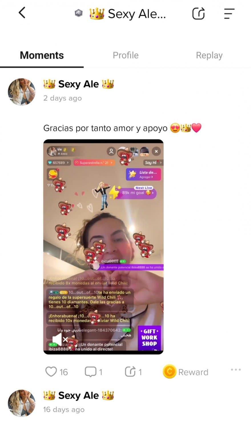 Alejandra sexy wife live and sharing. Multiple nip slip milf and fuck strangers. Sexy ale (liveme)