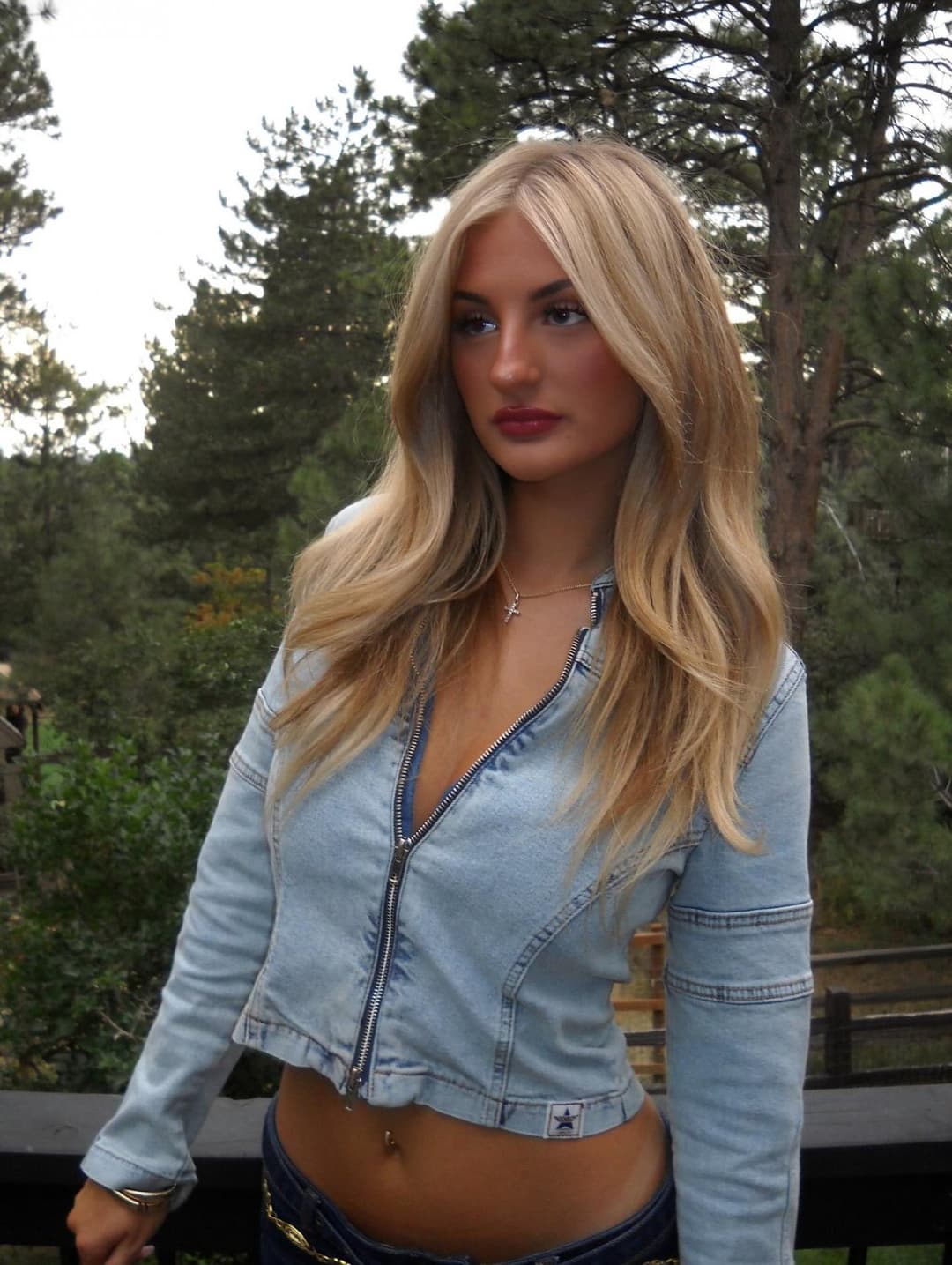 Sexy busty blonde teen Logan