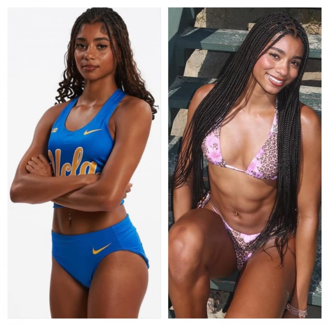 College Ebony Athlete Kayla(Bikini)(Uniform)