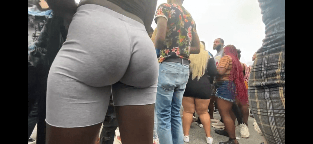 Dark chocolate ebony shaking that ass (Twerking)