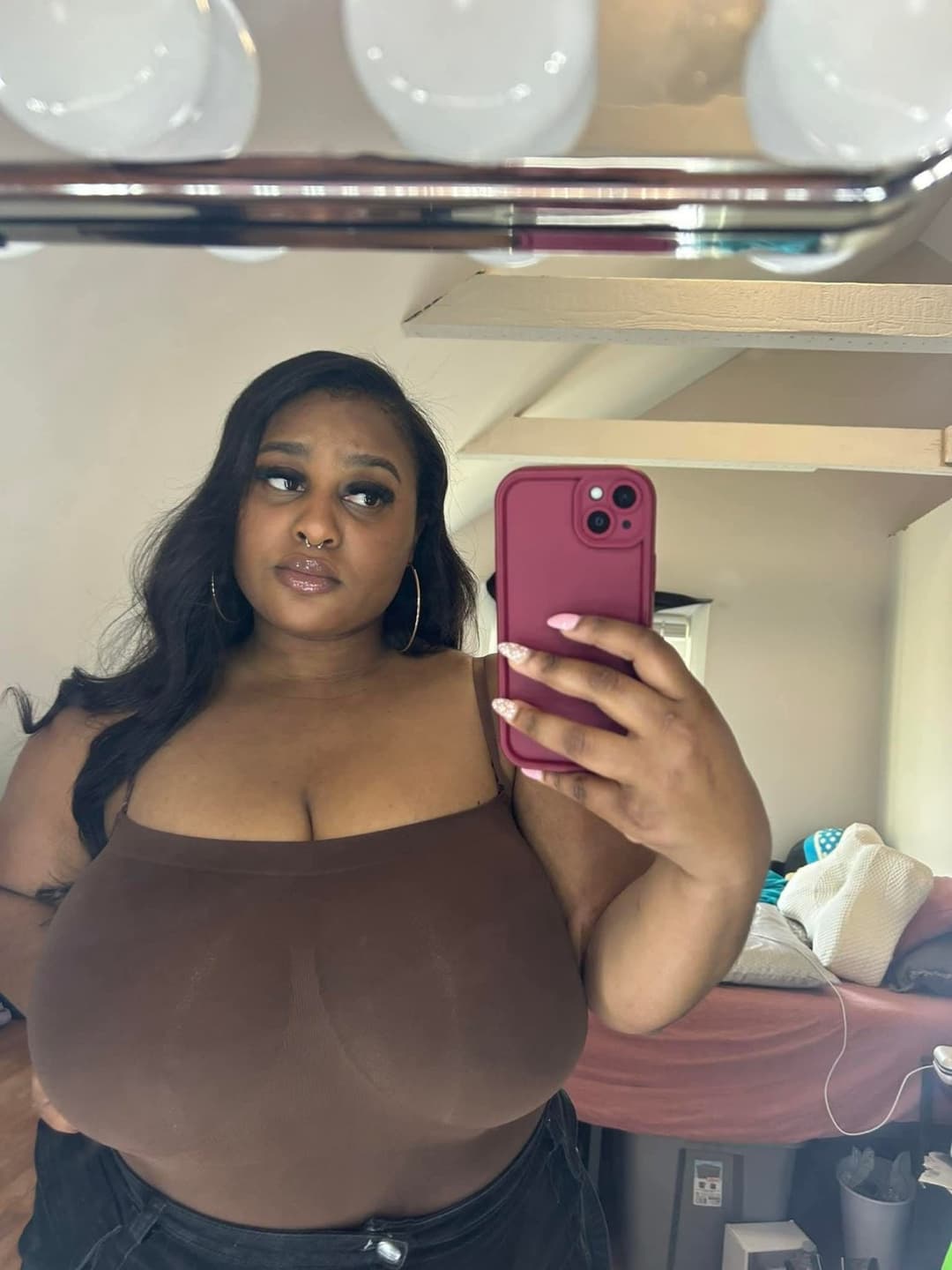 SEXY CURVY THICK EBONY BBW BIG BOOBS & BIG OLE ASS BOOTY