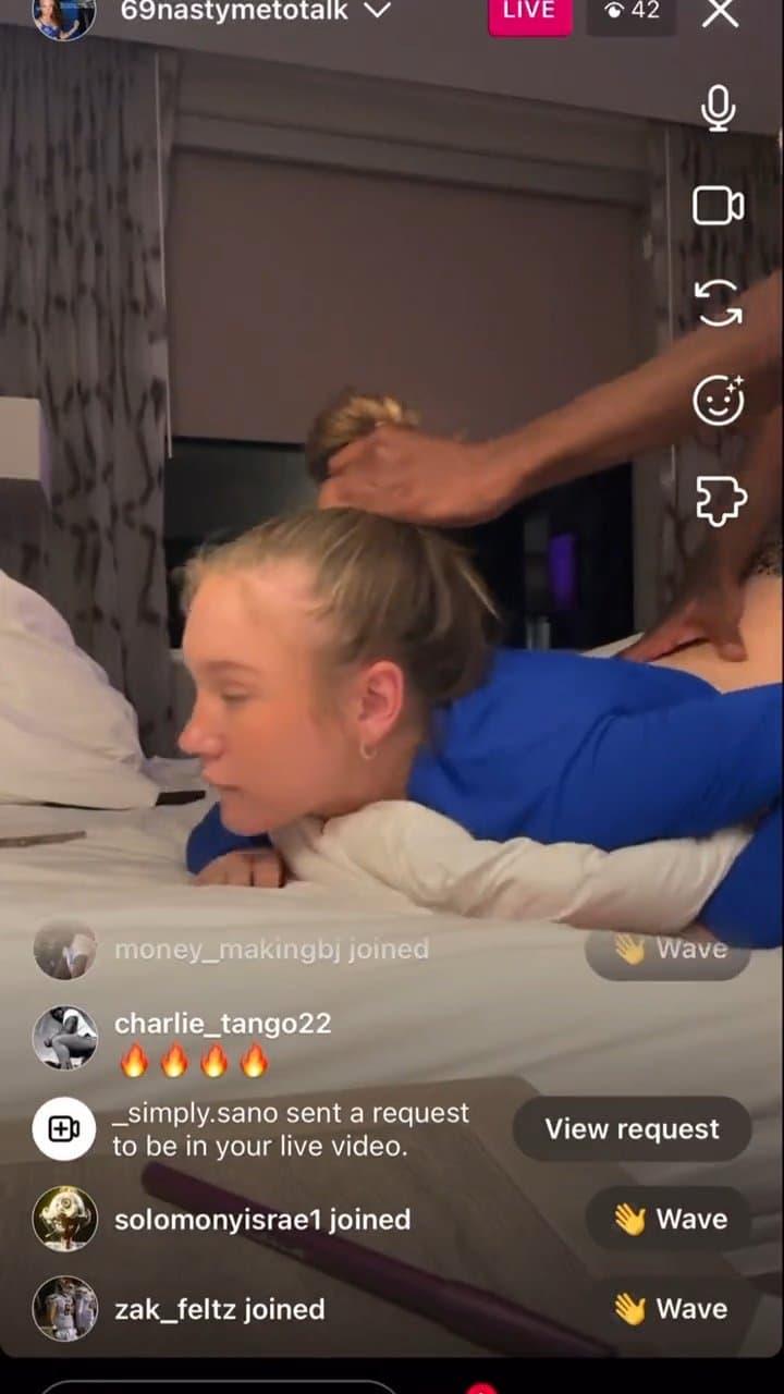 Fuckin on Instagram live