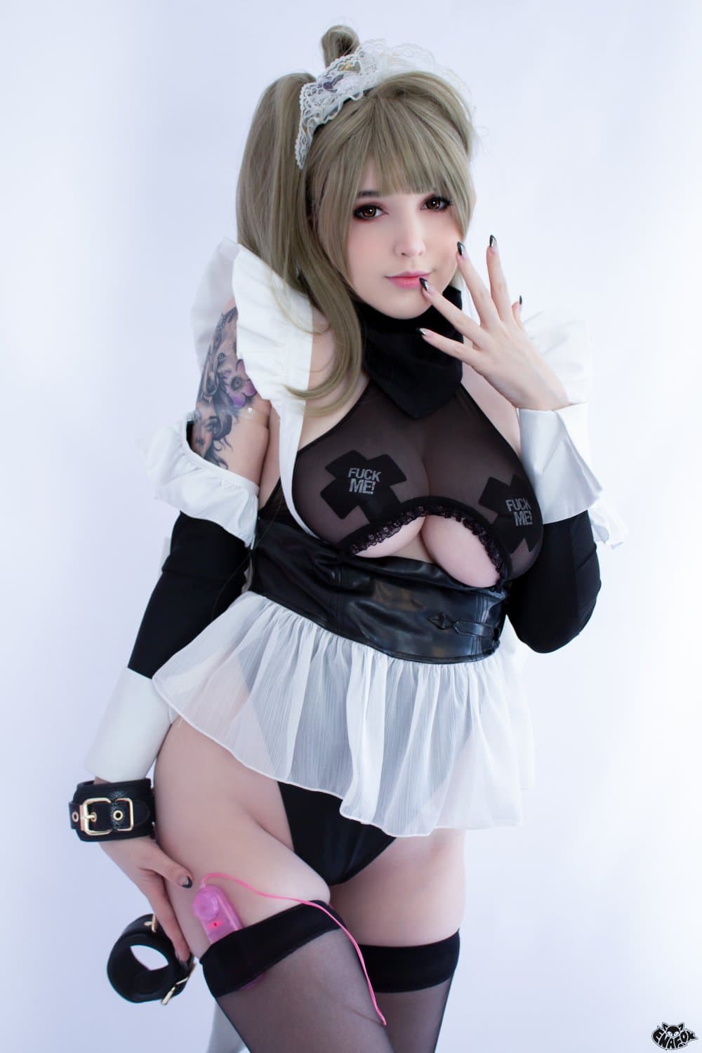 Legendary Maid Minalinsky (Kotori Minami) from Love Live naughty cosplay and blowjob 南ことり
