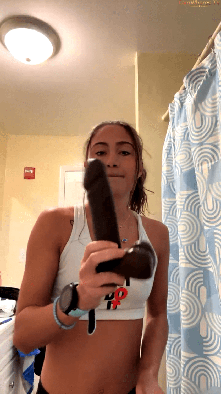 white snowbunny teen tries bbc dildo - first bbc dildo