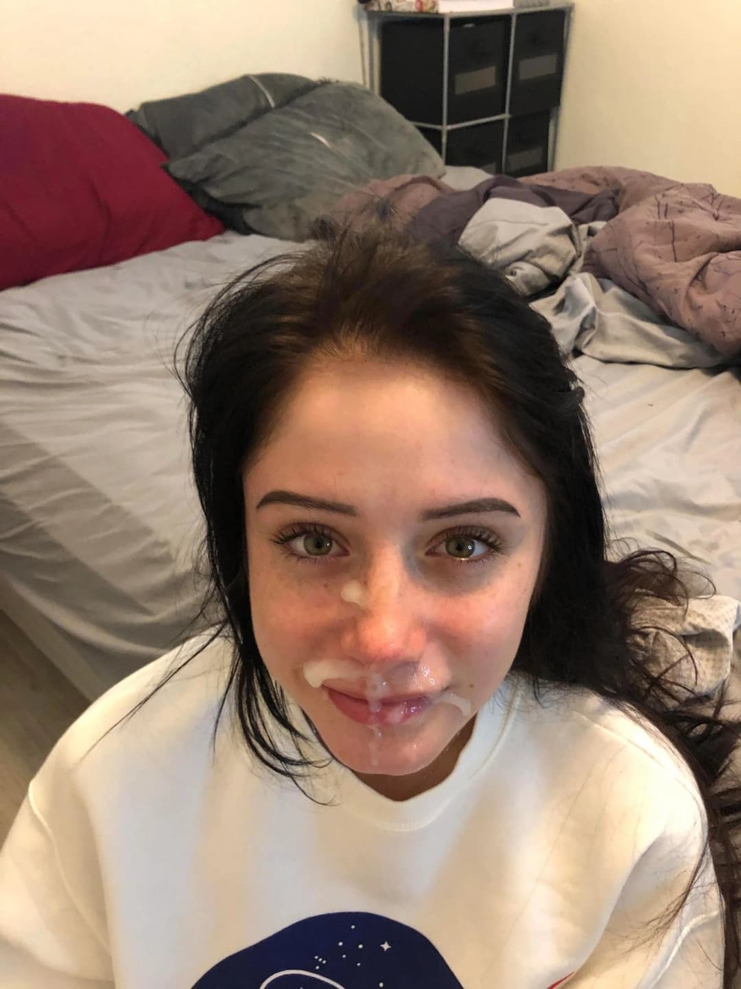 Perfect Girls Cum On Face Facial Compilation #2