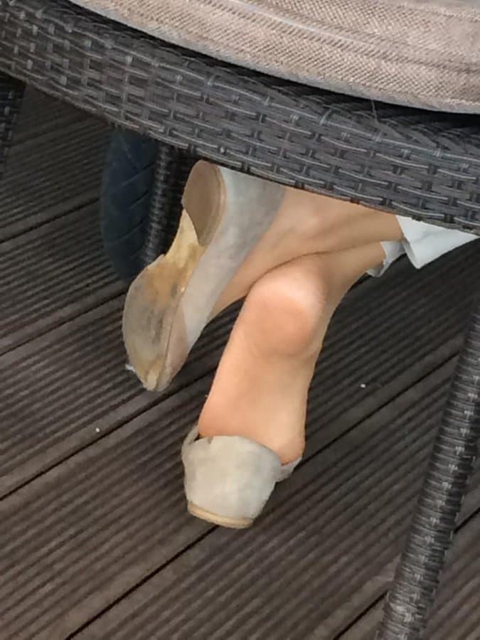 Hot Arches of Turkish Flight Attendant