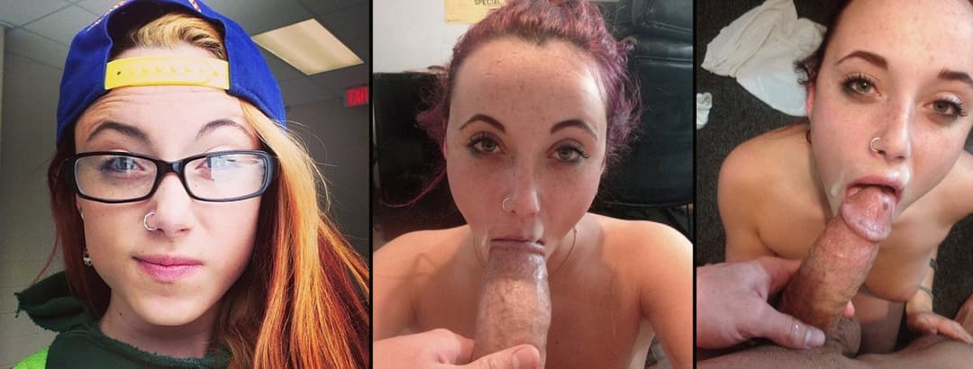 Hot Redhead Serena/ Betty May selfies and nude cock sucking