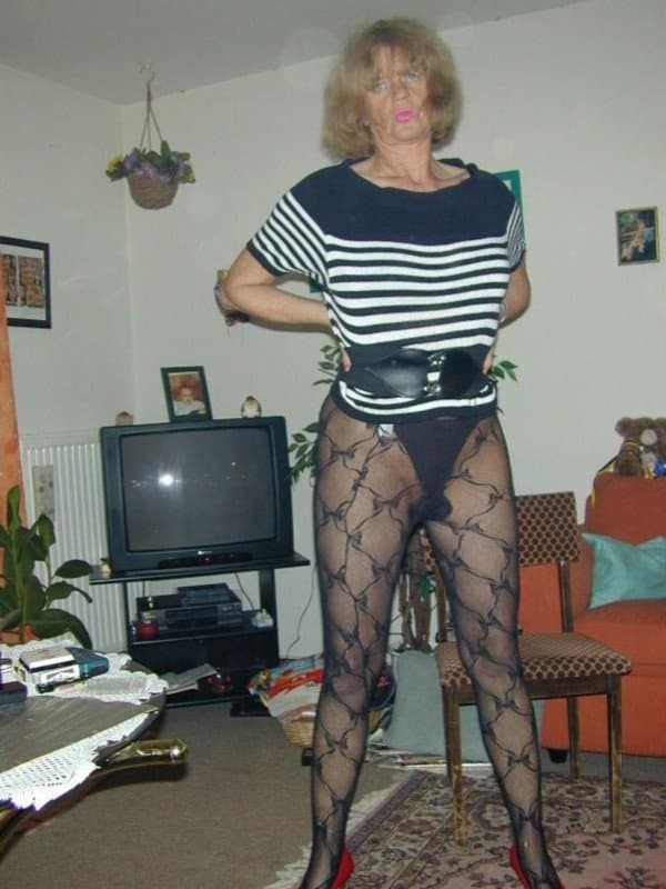 Sexy Granny 74 years old Sailing strip