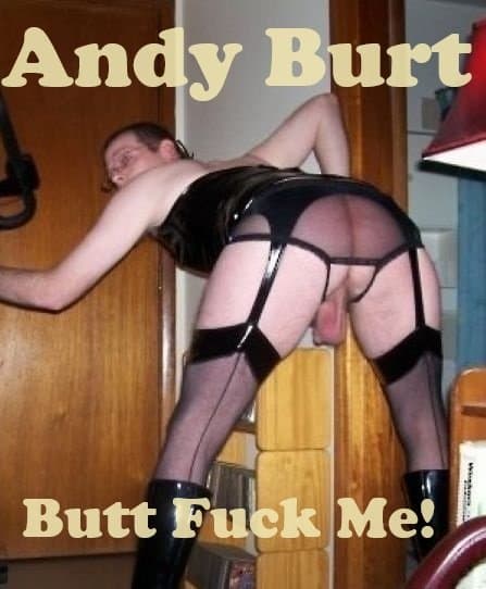 Andy Burt in Crotchless Panties