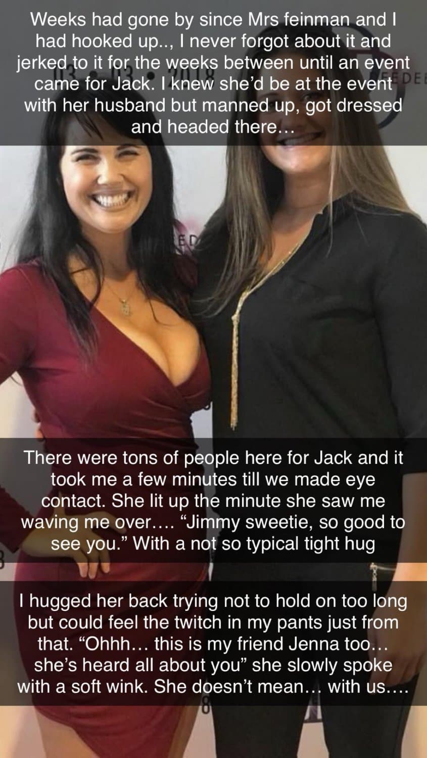 Best friends mom threesome caption story