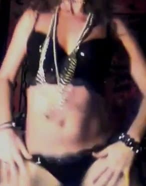 Horny wife dancing hot body