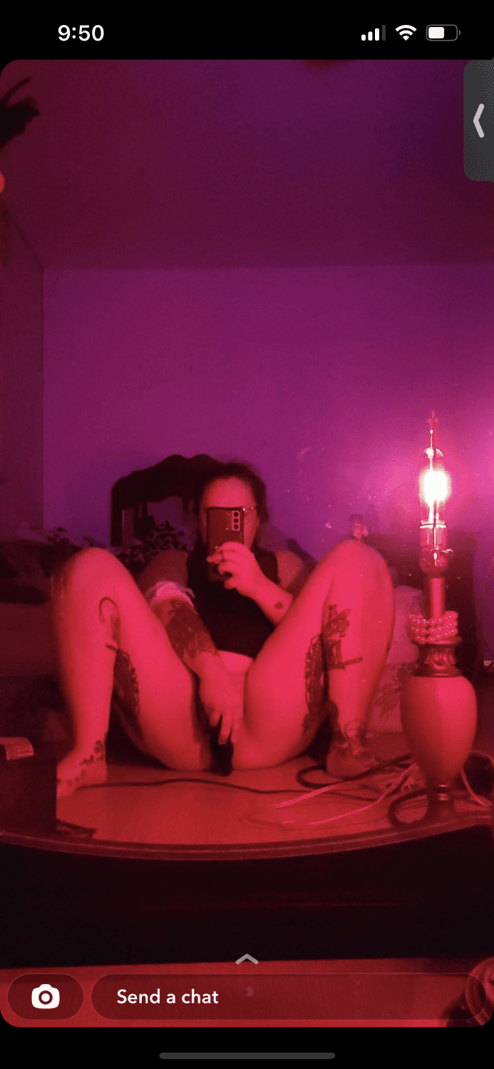 Amateur Snapchat big titty goth girl