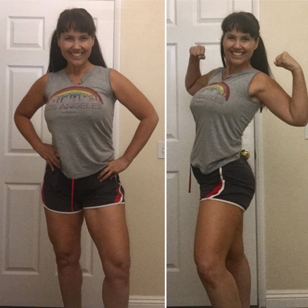 Best Friends mom working out